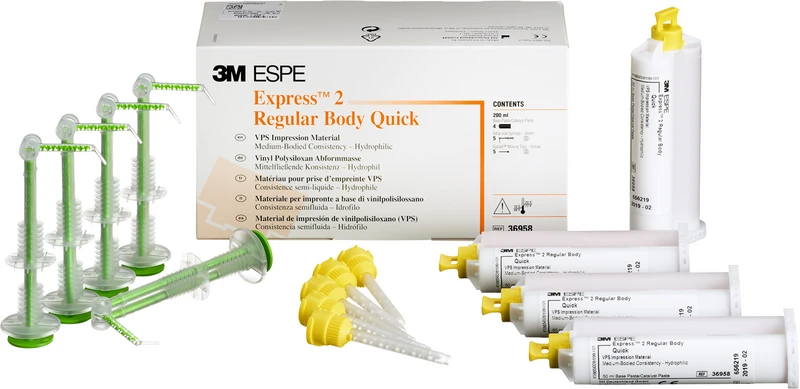 Express 2  Refill Packung  4 x 50 ml Doppelkartusche Regular Body Quick, Zubehör