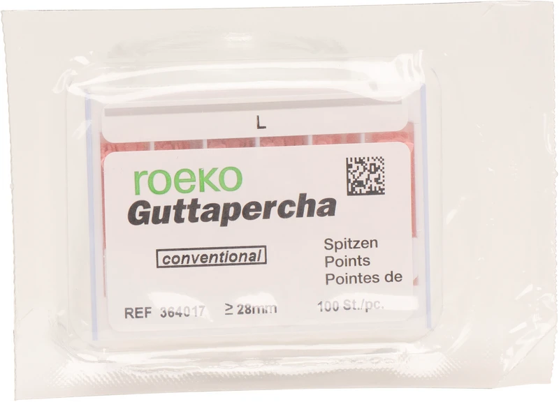 roeko Guttapercha Spitzen conventional  Packung  100 Stück L