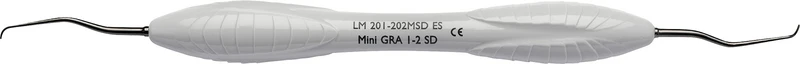 LM Sharp Diamond Mini Gracey  Stück  Figur 1\2, Frontz.\Prämolaren, grau, LM-ErgoSense®-Griff