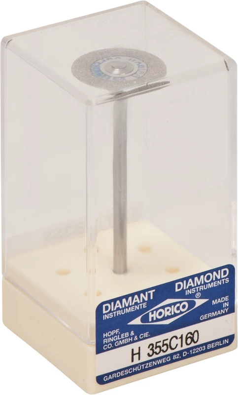 SUPERDIAFLEX® 355  Stück  doppelseitig, rot fein, HP, Figur 355 C, 0,17 mm, ISO 160