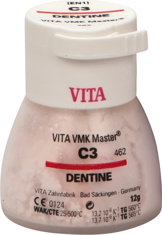 VITA VMK Master® VITA classical A1-D4®  Dose  12 g Pulver dentine C3