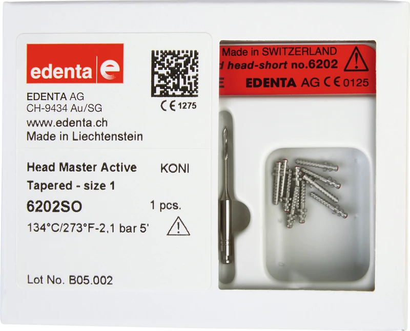 HeadMaster konisch, Aktiv  Sortiment  Gr. 1, kurz