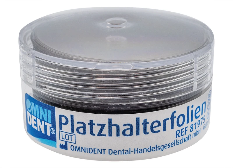 PLATZHALTERFOLIE  Packung  200 Stück klar, Ø 42 mm, Stärke 0,1 mm