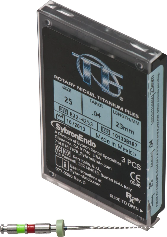 TF Feilen System  Packung  3 Stück 23 mm, Taper.04 ISO 025