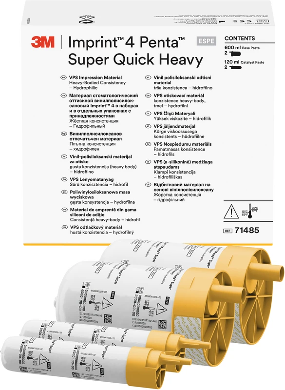Imprint 4 Penta Heavy  Refill Packung  2 x 300 ml Basispaste, 2 x 60 ml Katalysator Super Quick