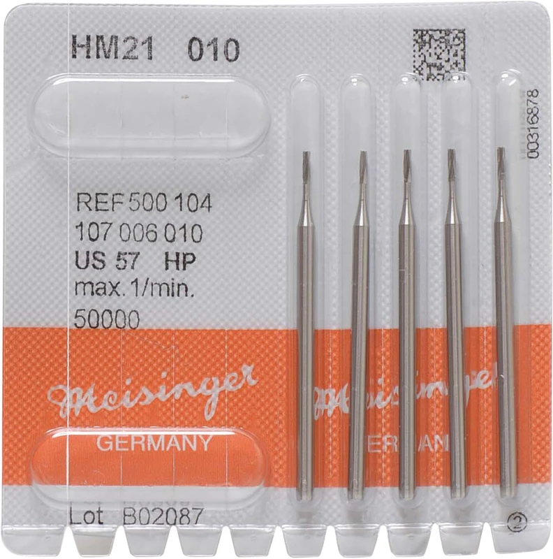 HM-Bohrer 21  Packung  5 Stück HP, Figur 107, 4,1 mm, ISO 010