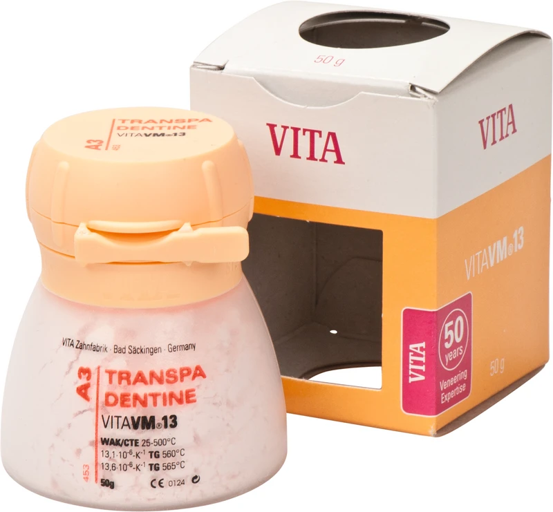VITA VM® 13 classical A1-D4®  Dose  50 g Pulver transpa dentine A3