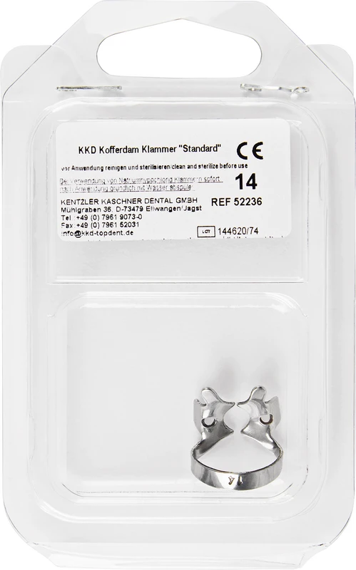 KKD® Klammern Standard  Stück  Nr. 14, für Molaren
