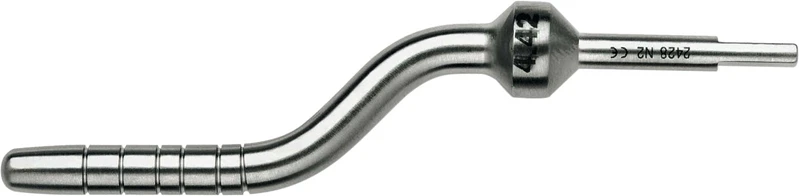 Osteotome Knochenspreizer  Stück  OSTMSP42A, 4,2 mm, gewinkelt, konvex