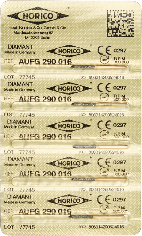 Diamant AuFG 290  Packung  5 Stück FG, Figur 290, ISO 016