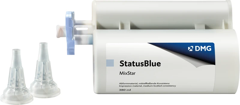 StatusBlue Mixstar  Vorteilspackung  5 x 380 ml Doppelkartusche, 50 Mixstar-Tips
