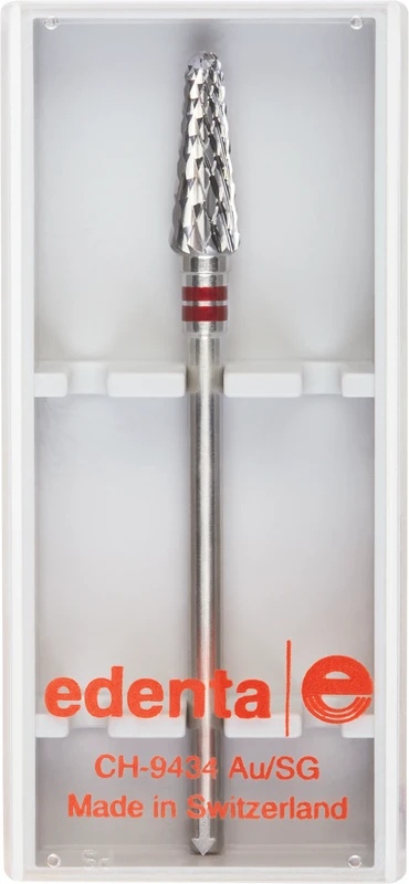 HM-Fräser Schliff 10  Stück  linksschneidend, Kreuzverz., 2 x rot standard, HP, Fi.194, 13 mm, ISO 045