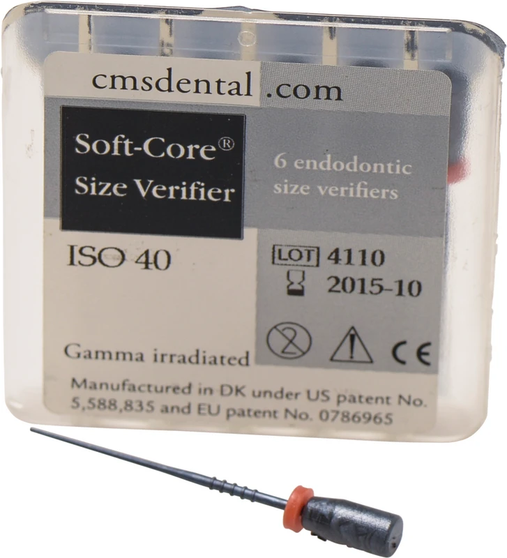 Soft Core Prüfstifte  Packung  6 Stück ISO 040