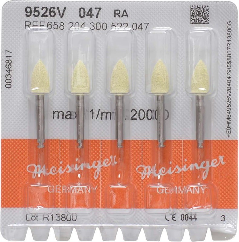 Komposite Polierer 9526  Packung  5 Stück grün, RA, Figur 300, 10,5 mm, ISO 047