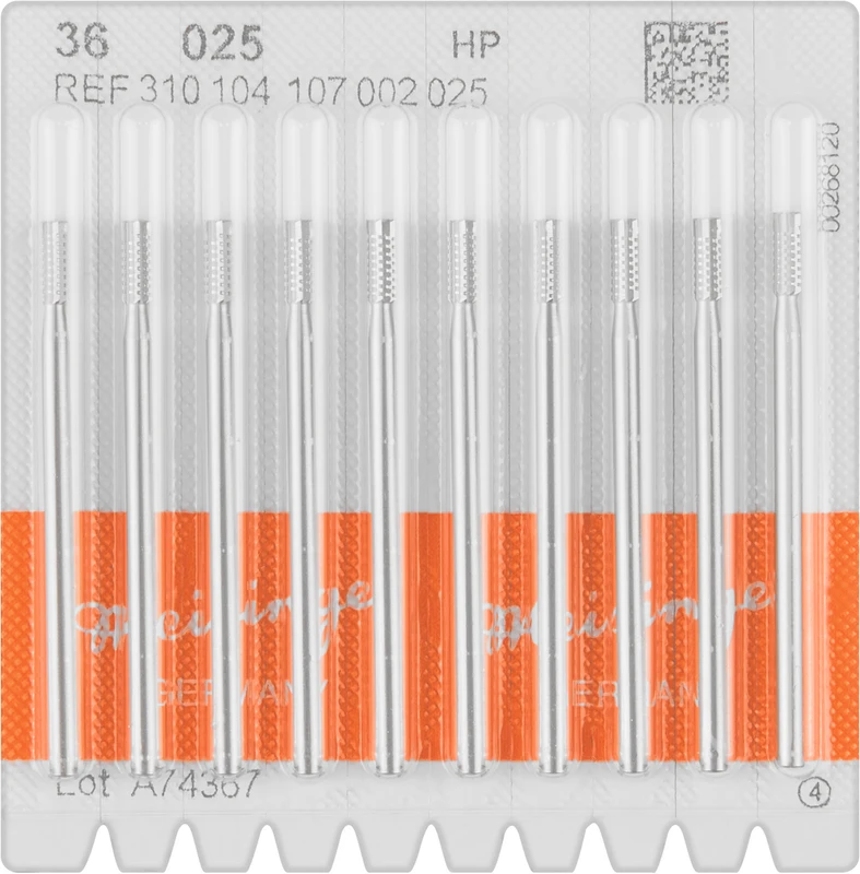 Stahlbohrer 36  Packung  10 Stück RA, Figur 107, 6,3 mm, ISO 025