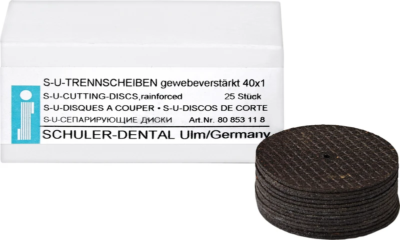S-U-Trennscheiben gewebeverstärkt  Packung  25 Stück Ø 40 mm x 1 mm