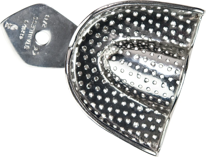 Abdrucklöffel ERGOLOCK mit Retentionsrand  Stück  OK M, perforiert