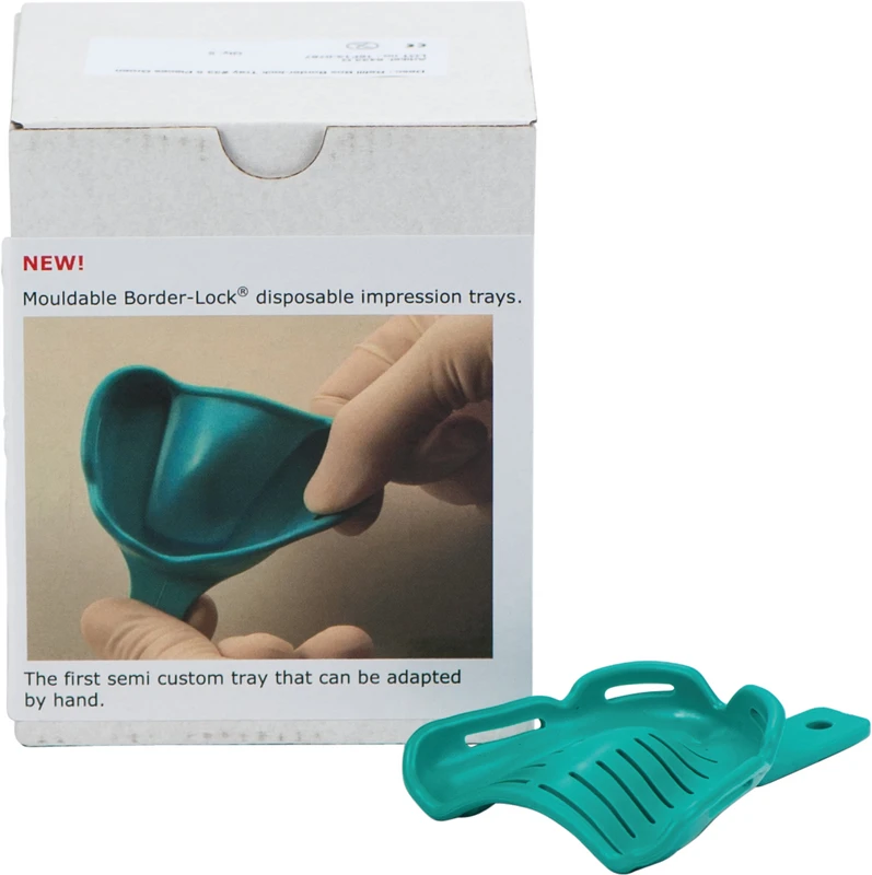 Abdrucklöffel Border  Nachfüllpackung  5 Stück unbezahnt, verformbar, Nr. 33