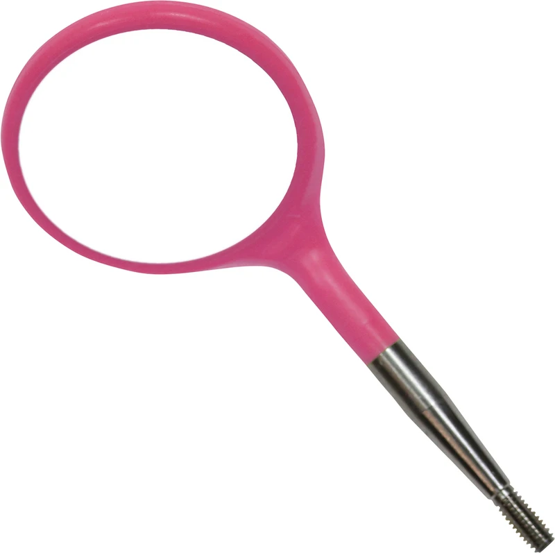 Crystal HD Mundspiegelansätze  Packung  12 Stück Größe 5, Ø 24 mm, neonpink