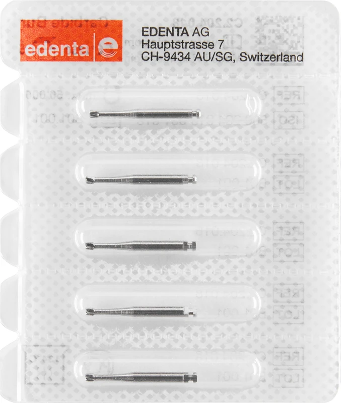 HM-Bohrer C2  Packung  5 Stück RA, Figur 010, 1,8 mm, ISO 018