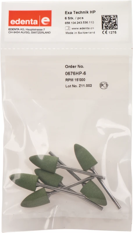 Exa Technique  Packung  6 Stück grün grob, HP, Figur 243, 19,5 mm, ISO 110