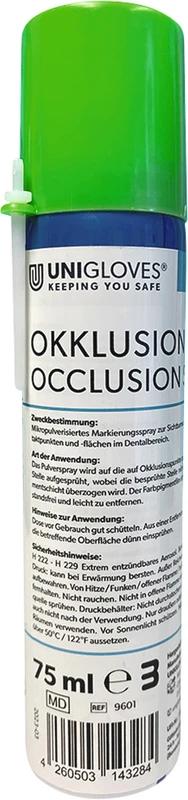 Occlusions-Spray  Spraydose  75 ml grün