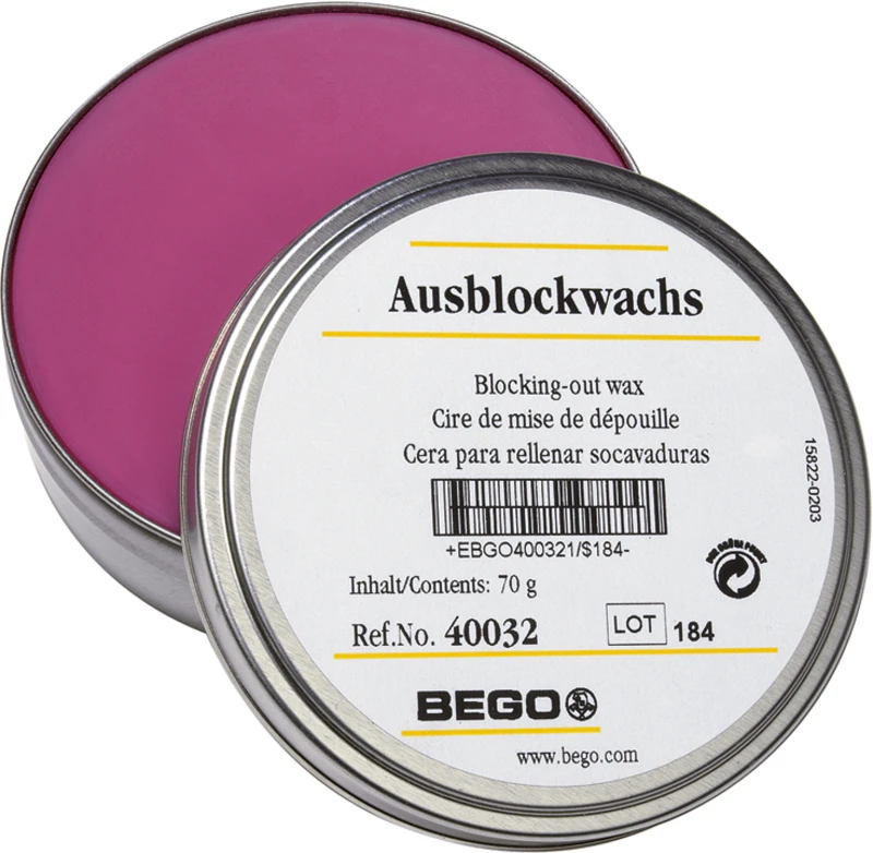 Ausblockwachs  Dose  70 g rosa