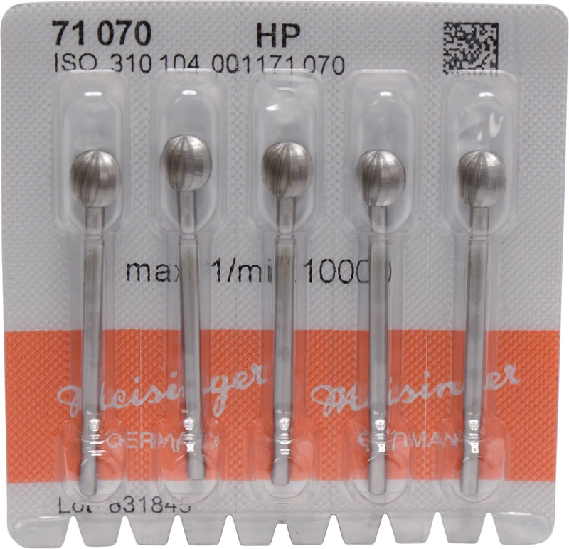 Stahlfräser 71  Packung  5 Fräser ISO 070, HP