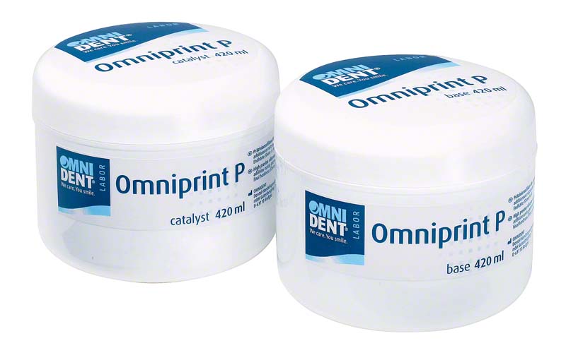 Omniprint P  Packung  420 ml Dose base, 420 ml Dose catalyst
