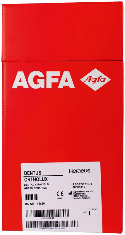 AGFA DENTUS® ORTHOLUX  Packung  100 Stück 15 x 30 cm