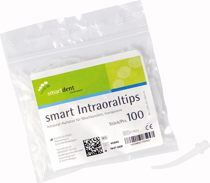 smart Intraoraltips  Packung  100 Stück transparent