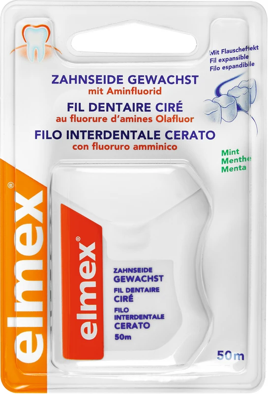 elmex® Zahnseide  Spenderbox  50 m gewachst