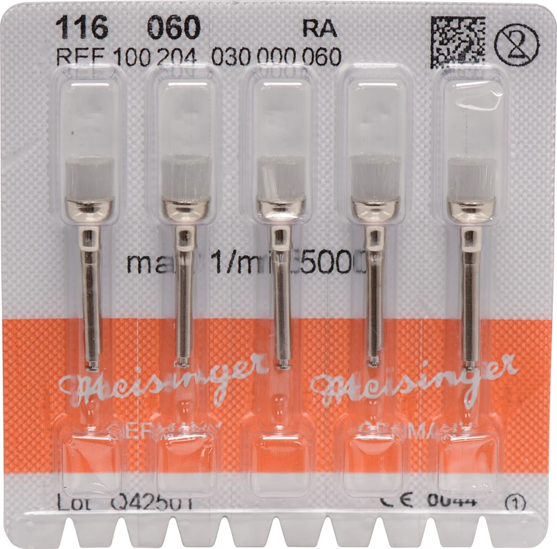 Nylonpolierbürsten  Packung  5 Stück Figur 116, ISO 060, HP