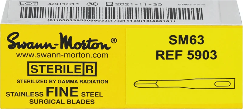 Swann-Morton® Skalpellklingen  Packung  25 Stück SM63
