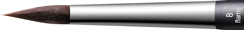 lay:art evo  Packung  2 Pinsel Größe 8 ohne Griff, flame