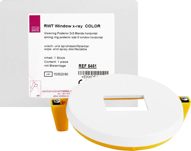 RWT Visierringe  Stück  Visierring gelb, Posterior, 2 x 3 cm