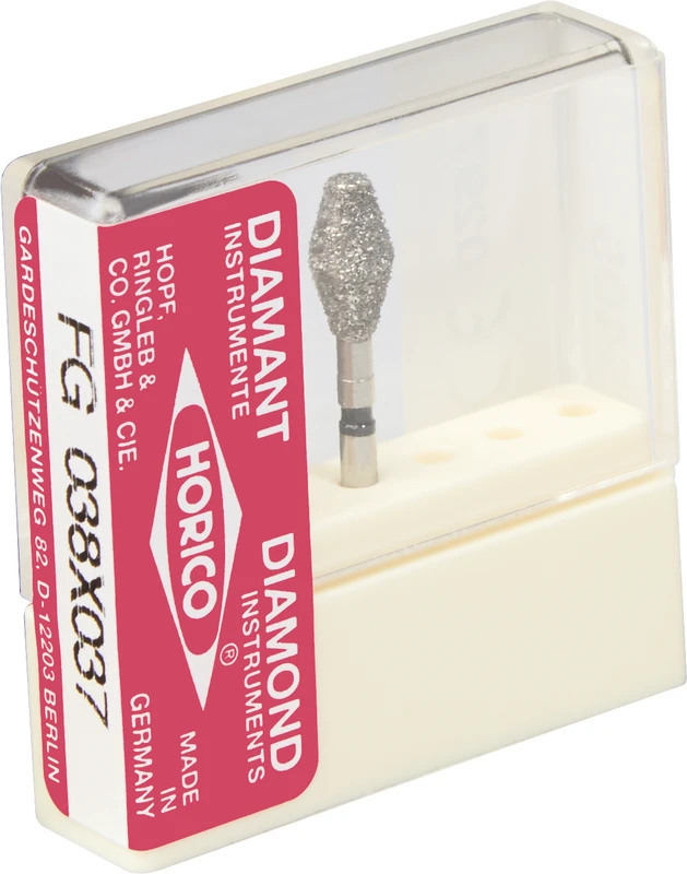 Diamantschleifer 038  Stück  schwarz x-grob, FG, Figur 038, 7 mm, ISO 037