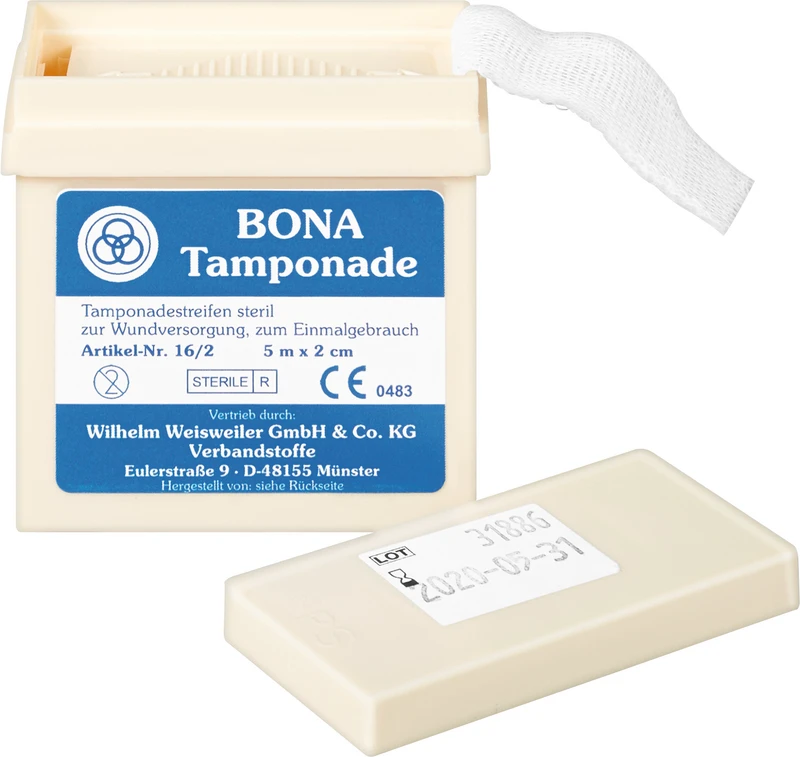 BONA Tamponade  Packung  5 m Tamponade, 2 cm