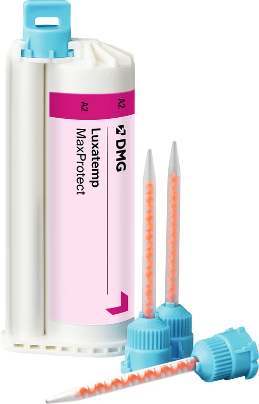 Luxatemp MaxProtect   Packung  50 ml Doppelkartusche A2, 15 Automix Tips