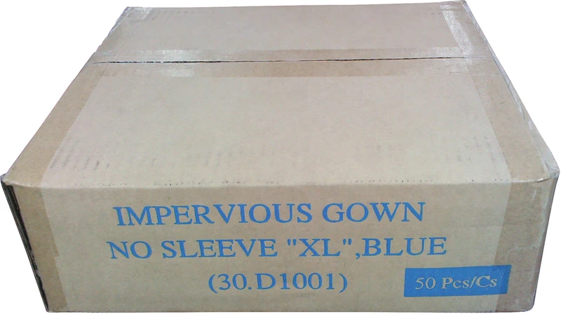 Mantelüberzug SHELL COVER  Packung  50 Stück blau, 105 cm, unsteril