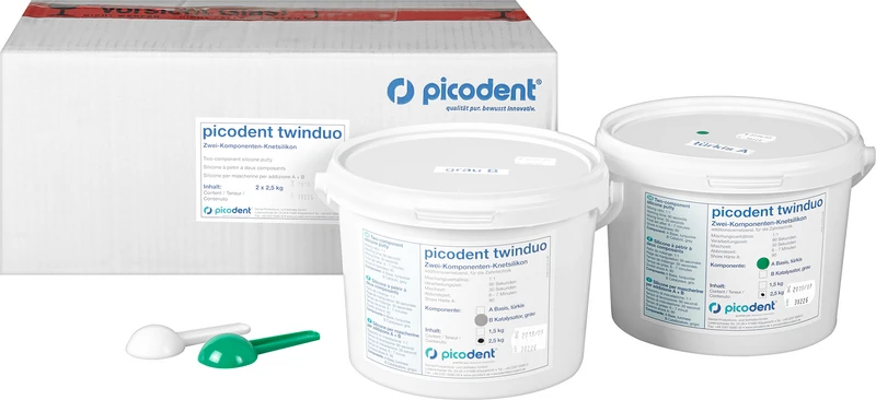 picodent® twinduo  Packung  2 x 2,5 kg Eimer