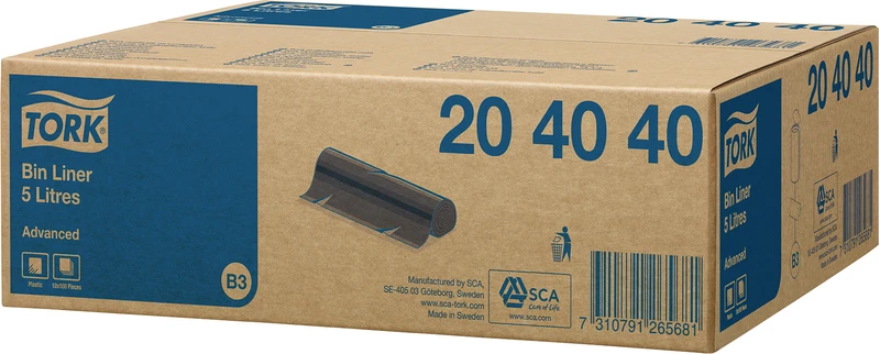 TORK® Abfallsäcke Advanced  Karton  20 x 50 Stück