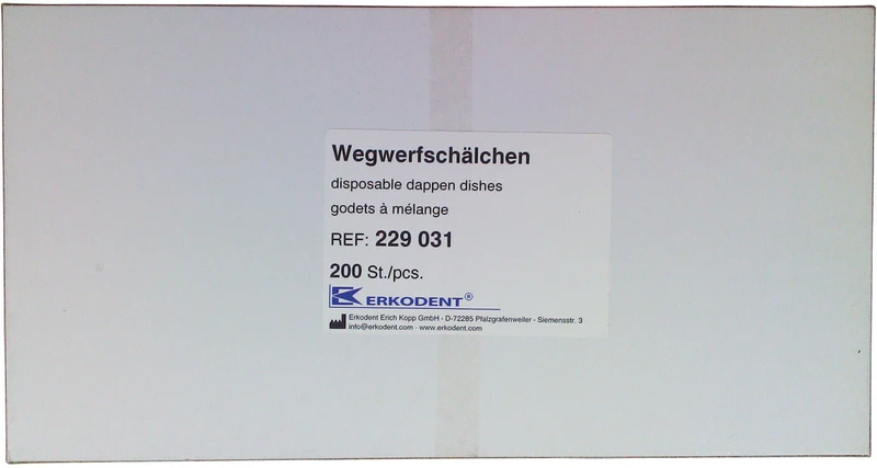 Anmischschälchen  Packung  200 Stück