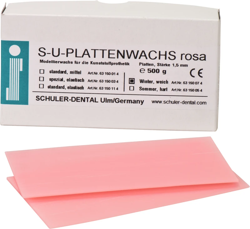 S-U-PLATTENWACHS    Packung   500 g Winter, weich
