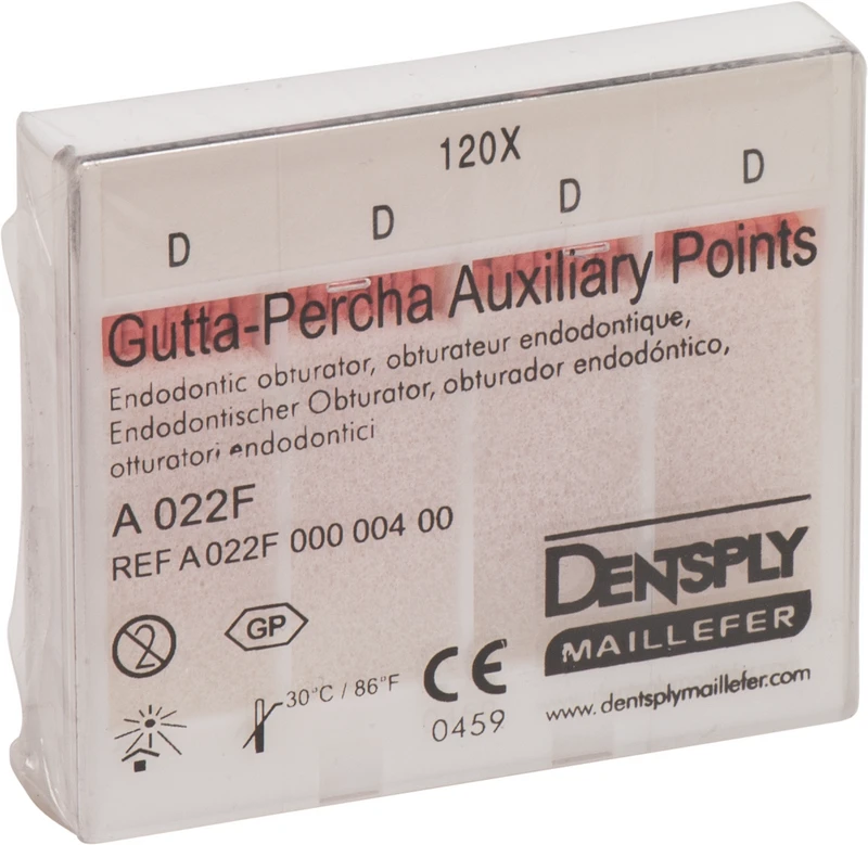 Guttapercha Hilfsspitzen  Packung  120 Stück 24 mm, D