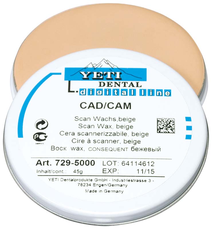 CAD\CAM Scan Wachs  Dose  45 g Wachs beige
