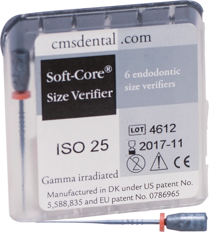 Soft Core Prüfstifte  Packung  6 Stück ISO 025