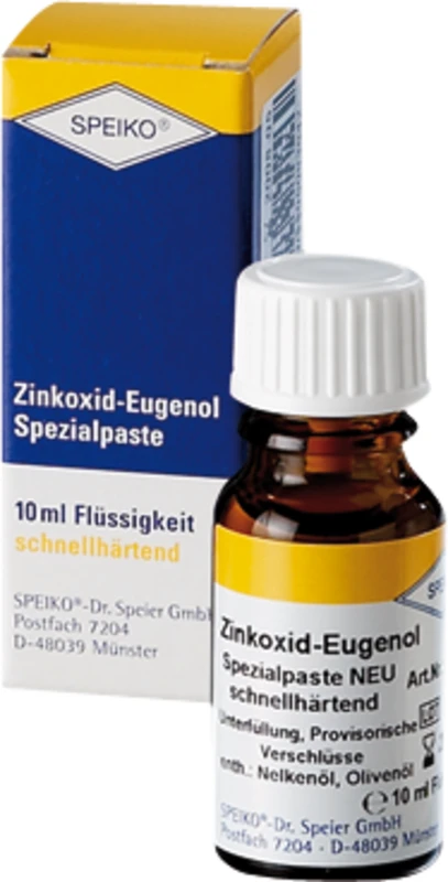 Zinkoxid-Eugenol Spezialpaste  Packung  10 ml Flüssigkeit schnellhärtend