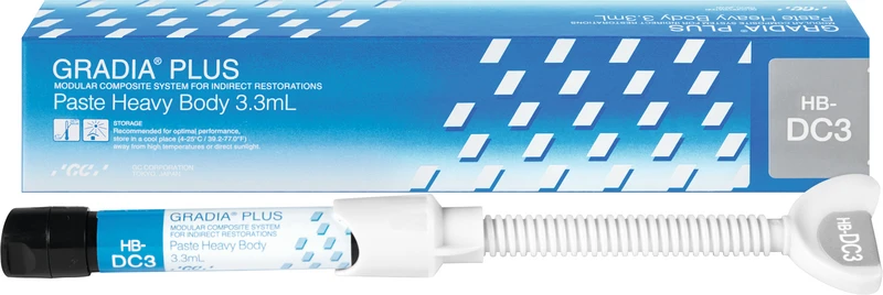 GC GRADIA® PLUS  Spritze  3,3 ml Paste HB-DC3