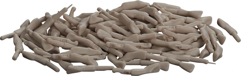 Schnappzahn Modell Schneidezahn  Packung  100 Stück Nr. 42